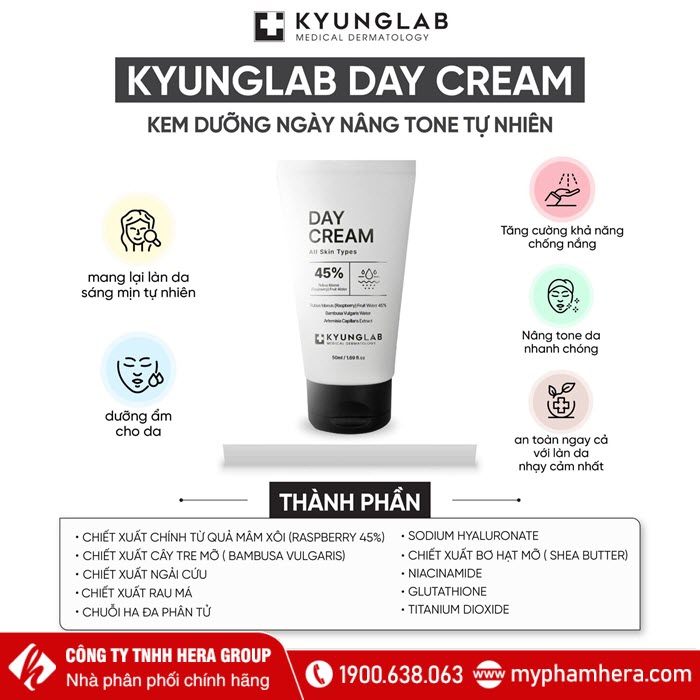 Kem dưỡng ngày nâng tone KyungLab Day Cream