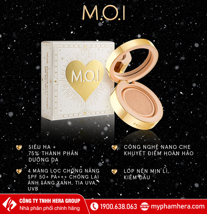 Phấn nước M.O.I Premium Baby Skin Hồ Ngọc Hà - phiên bản mùa lễ hội