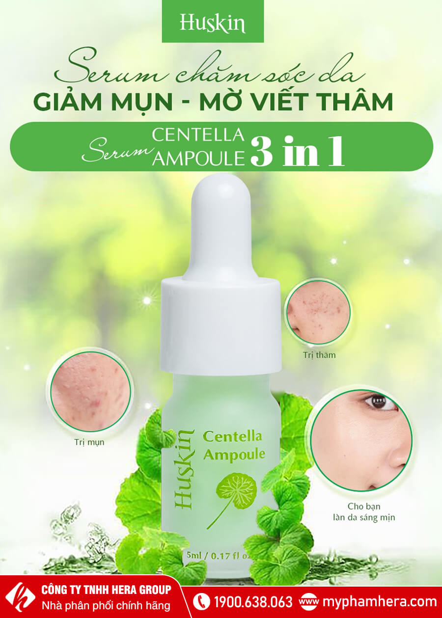 serum trị mụn Huskin Hồ Quang Hiếu myphamhera.com