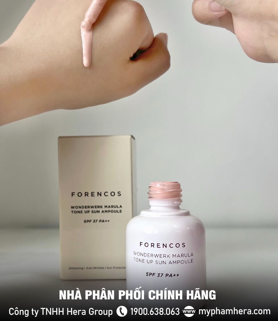 serum chống nắng dưỡng trắng da forencos myphamhera.com