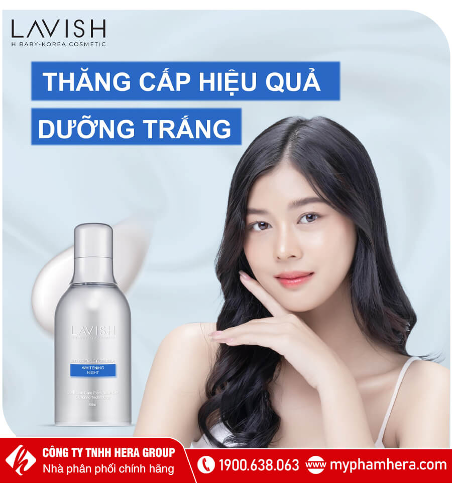 kem dưỡng trắng da chuyên sâu ban đêm lavish myphamhera.com