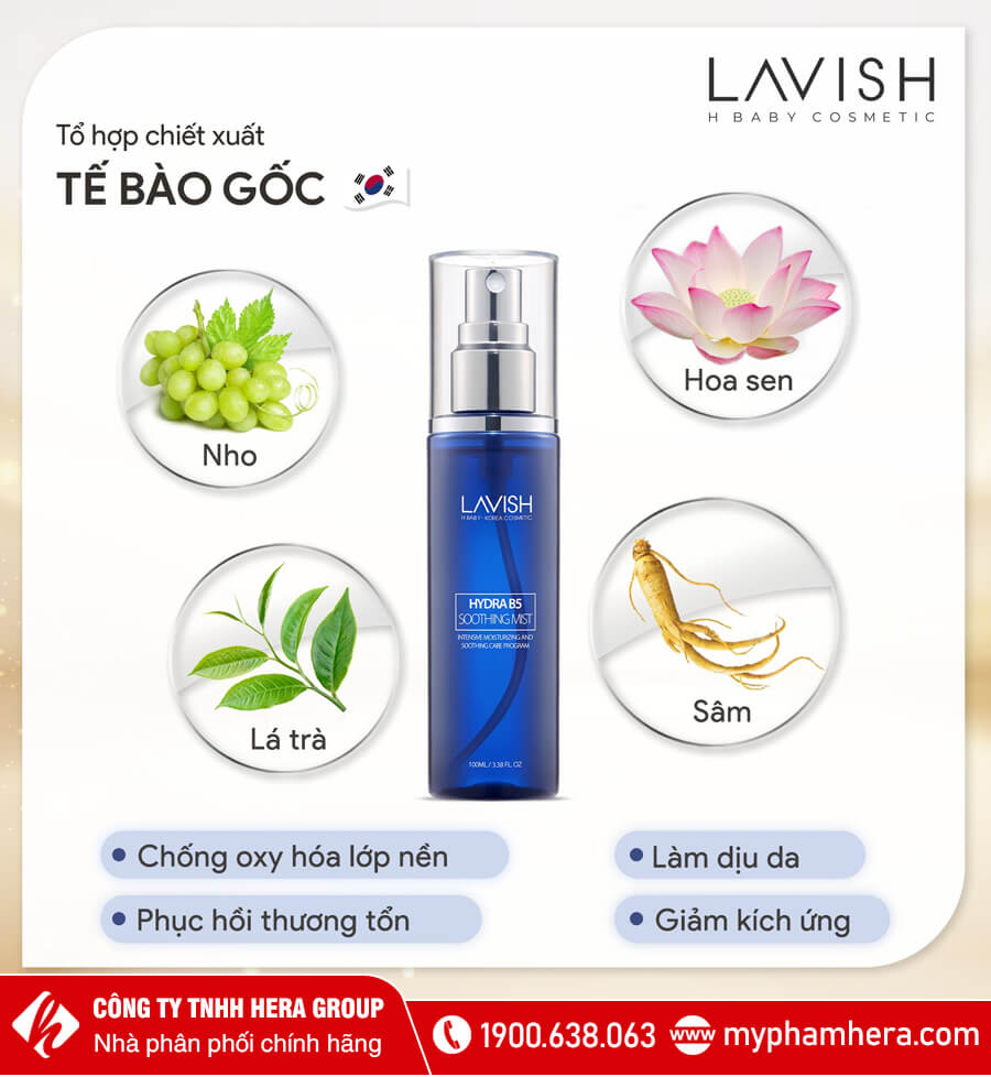 phun sương tế bào gốc lavish myphamhera.com