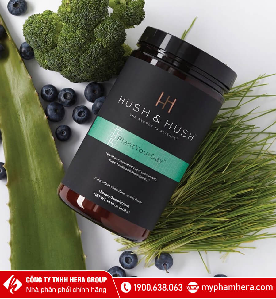 bột protein thuần chay hush & hush myphamhera.com