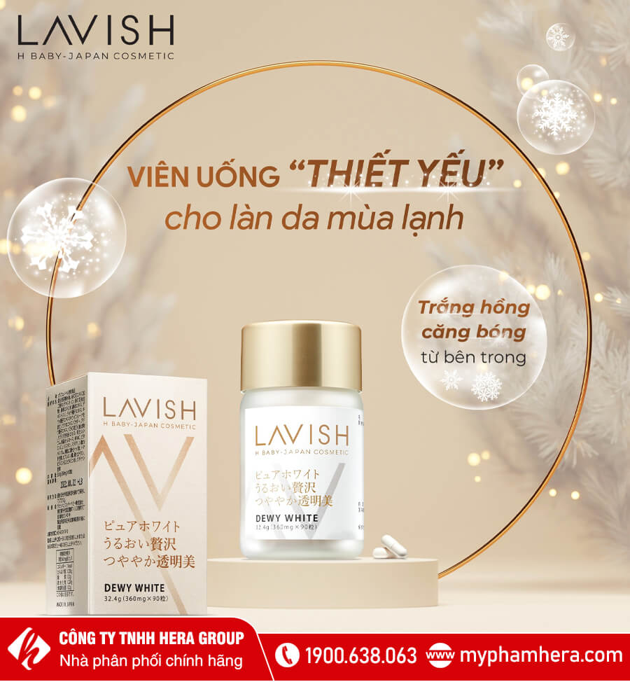 viên uống nhật bản làm trắng da lavish myphamhera.com