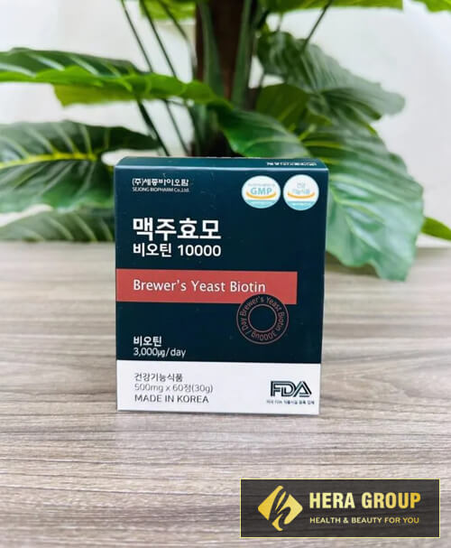 Viên uống mọc tóc Biotin Men Bia Khô