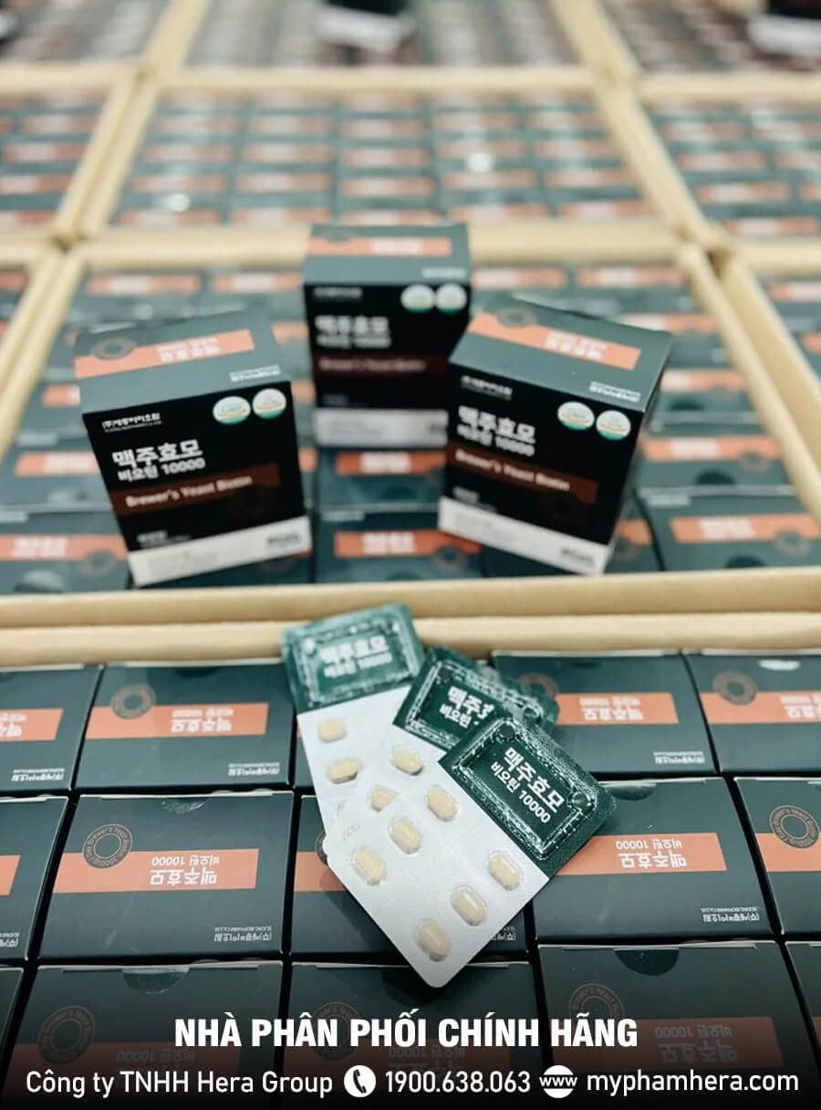 Viên uống mọc tóc Biotin Men Bia Khô