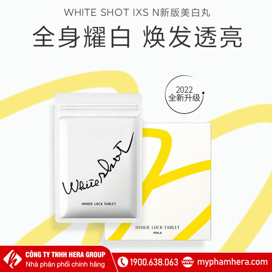 Viên uống trắng da Pola White Shot Inner Lock Tablet