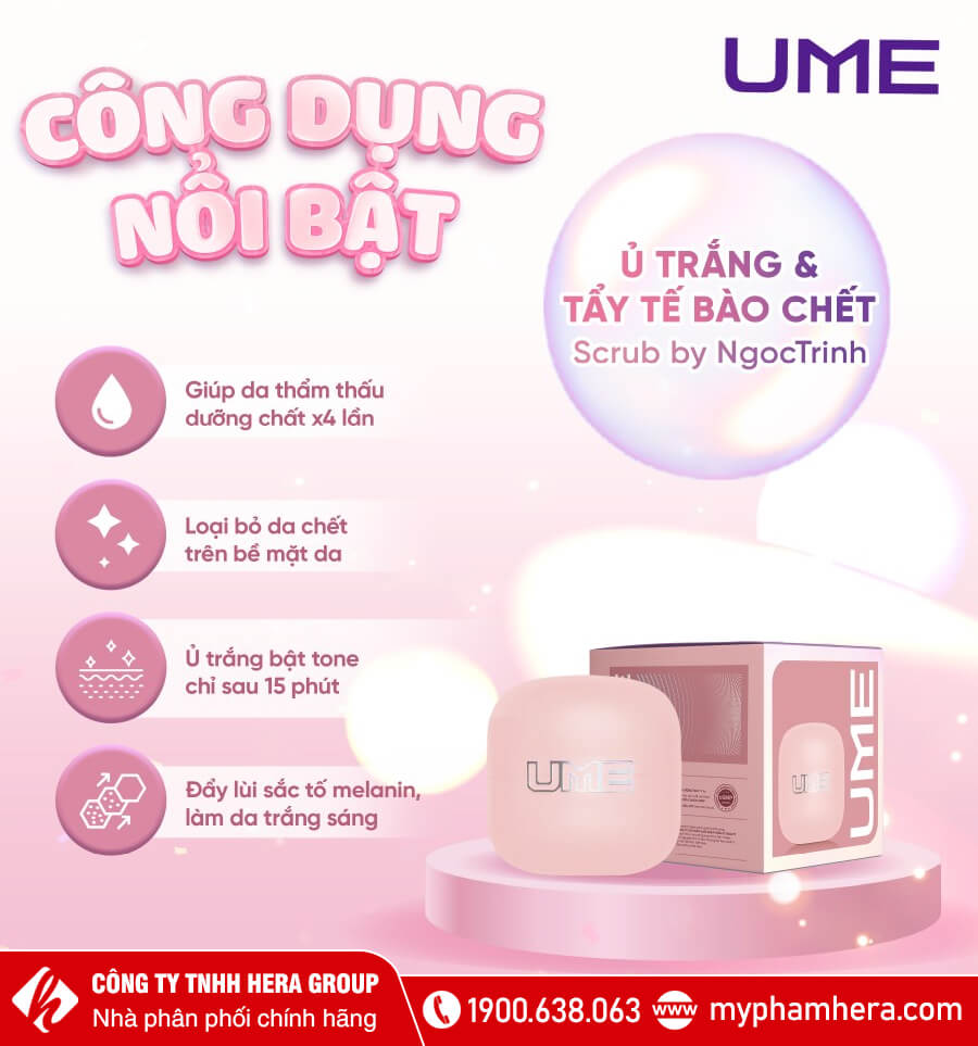 Combo dưỡng trắng da Ume – Ngọc Trinh
