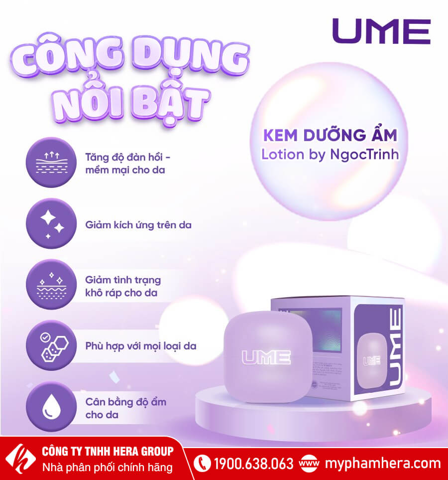 Combo dưỡng trắng da Ume – Ngọc Trinh