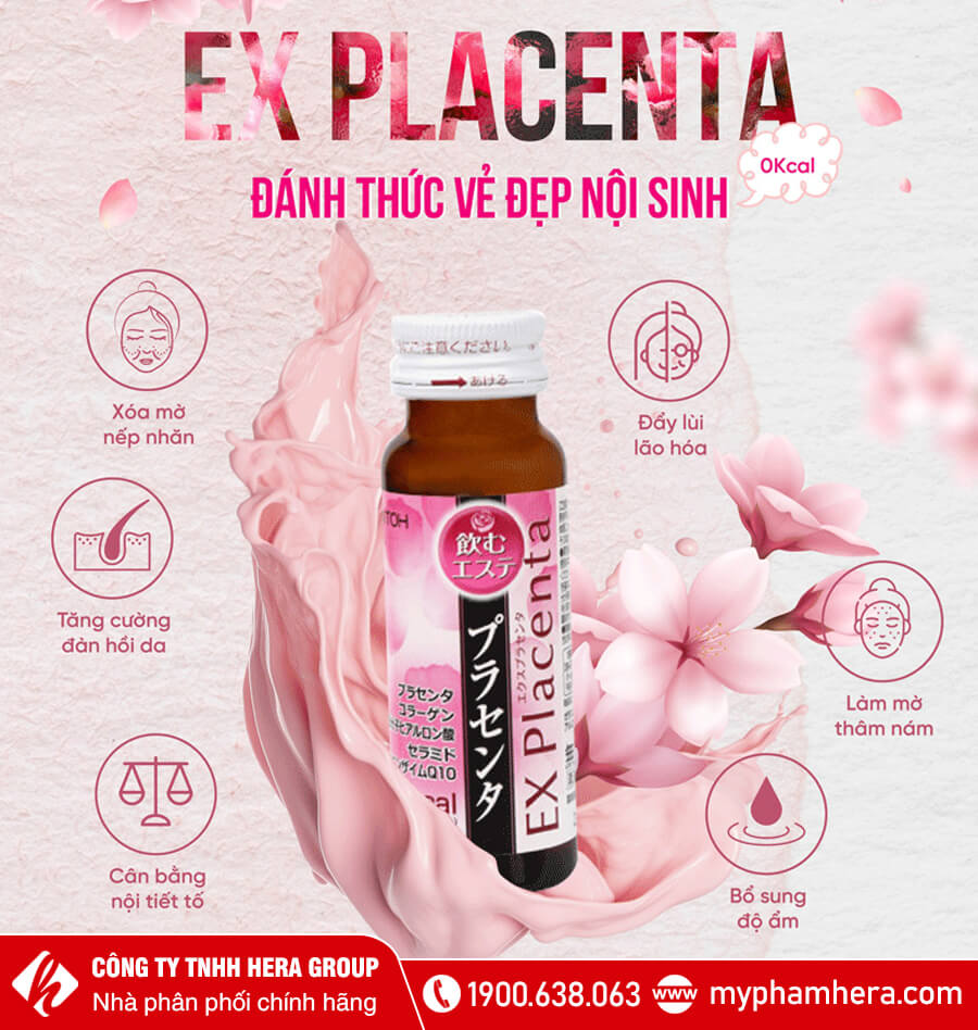 Nước Uống Nhau Thai Cừu Ex Placenta Itoh