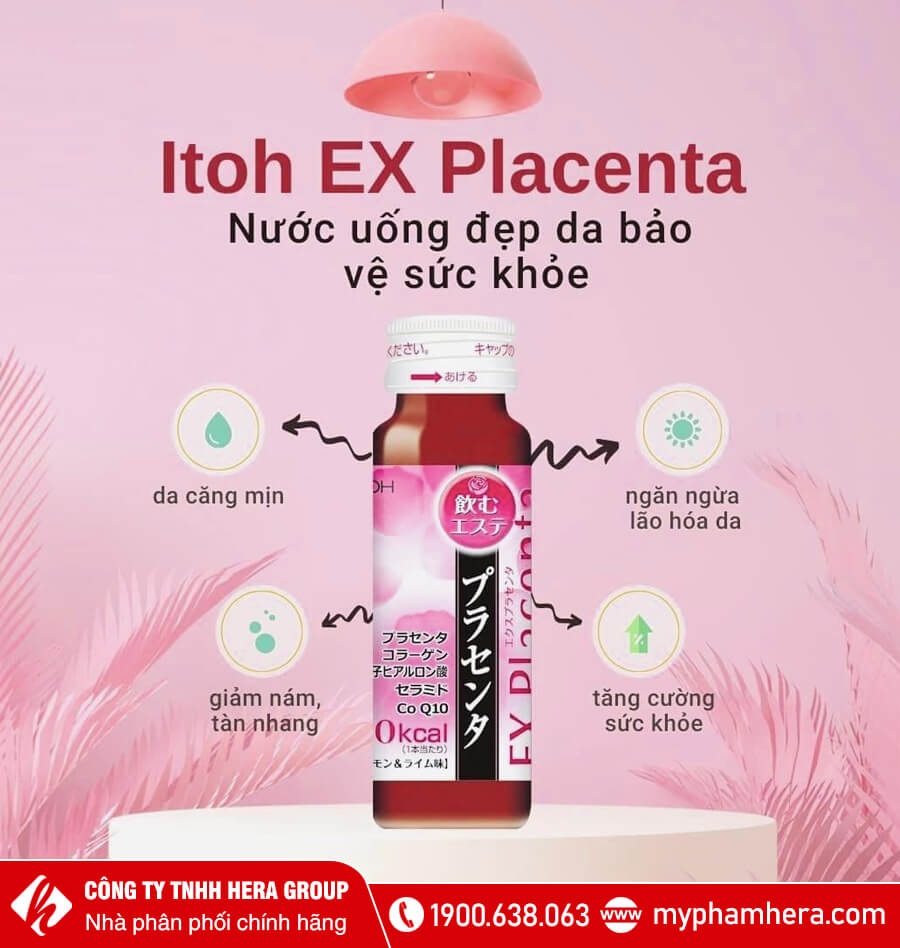 Nước Uống Nhau Thai Cừu Ex Placenta Itoh
