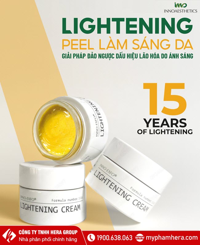 Kem peel da Innoaesthetics Lightening A 15g - Tây Ban Nha