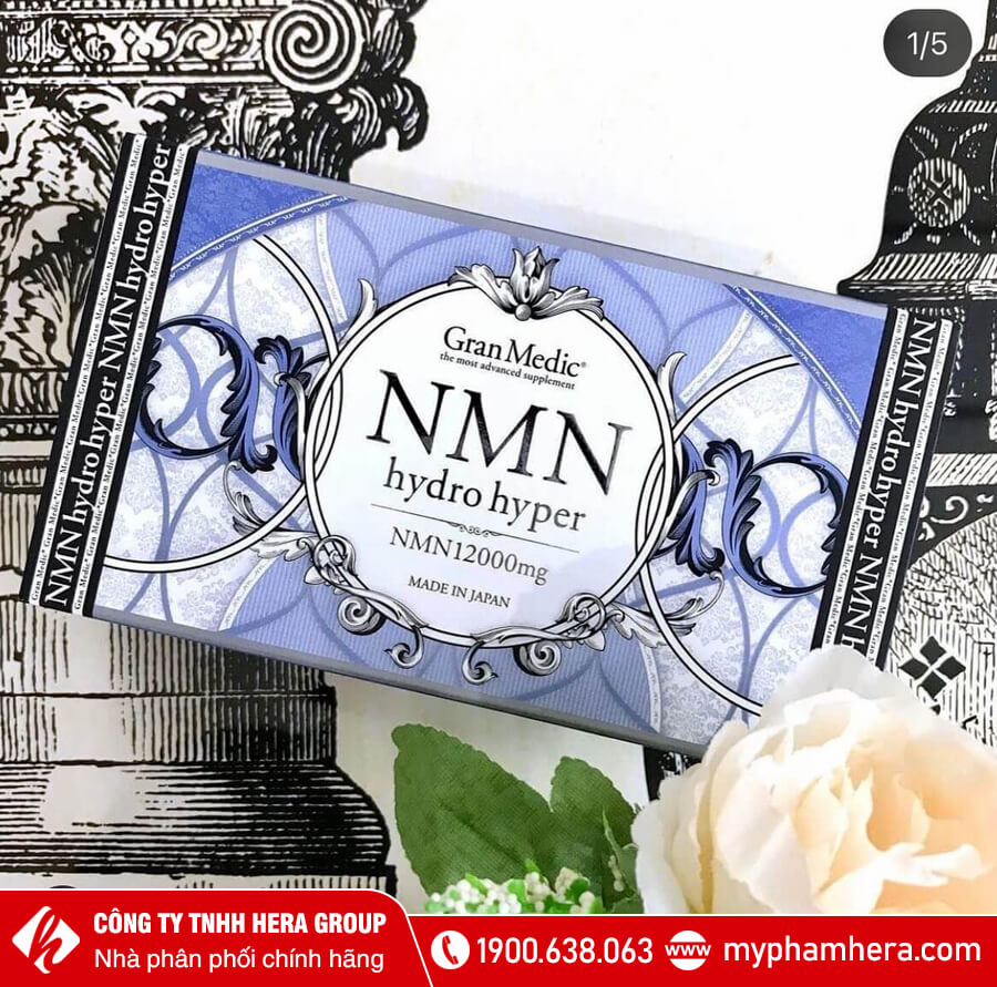 Viên uống trẻ hóa da Gran Medic NMN Hydro Hyper 12000mg