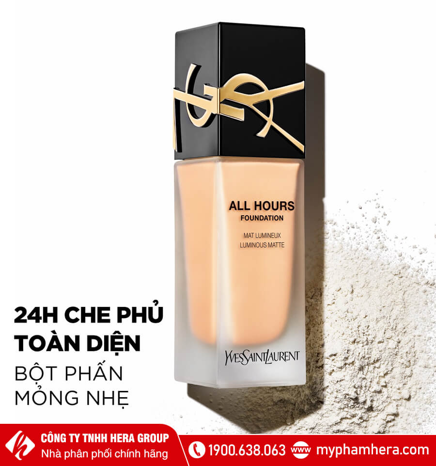 Kem nền YSL All Hours Foundation Mat Lumineux Luminous Matte