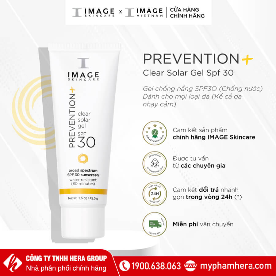 Gel Chống Nắng Cho Mọi Loại Da Image Skincare Prevention+ Clear Solar Gel Spf 30