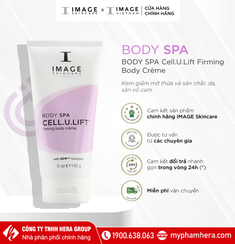 Kem Giảm Mỡ Thừa Và Săn Chắc Da Image Skincare Image Body Spa Cell.U.Lift Firming Body Crème