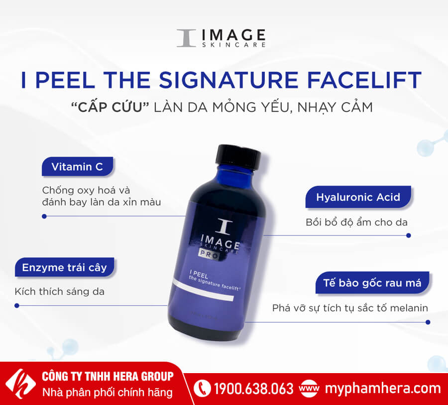 Dung Dịch Phục Hồi Da Nhạy Cảm, Kích Ứng Image Skincare I Peel The Signature Facelift