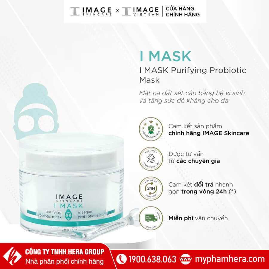 Mặt Nạ Đất Sét Men Vi Sinh, Thanh Lọc Và Kháng Khuẩn Image Skincare Image I Mask Purifying Probiotic Mask