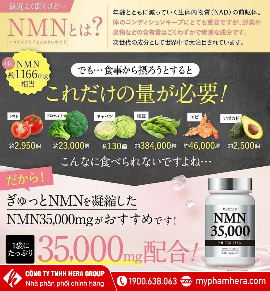Viên Uống NMN 35000 Premium