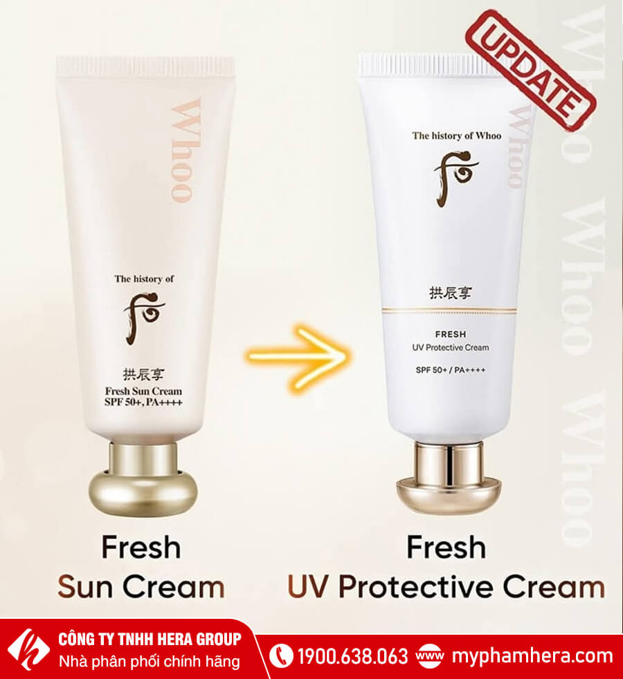 Kem Chống Nắng Hoàng Cung Whoo Fresh Sun Cream