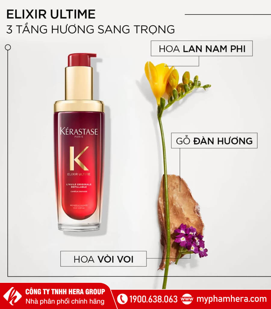 Tinh dầu dưỡng tóc Kérastase Elixir Ultime - Phiên bản Tết giới hạn