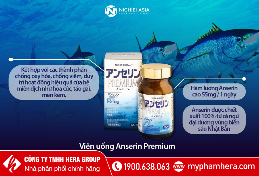 Viên uống Anserine Premium