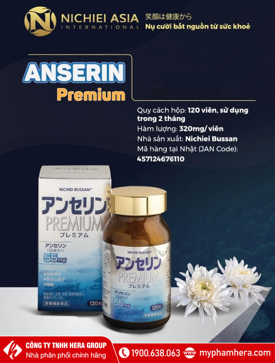 Viên uống Anserine Premium
